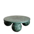Green Round Marble Coffee Table
