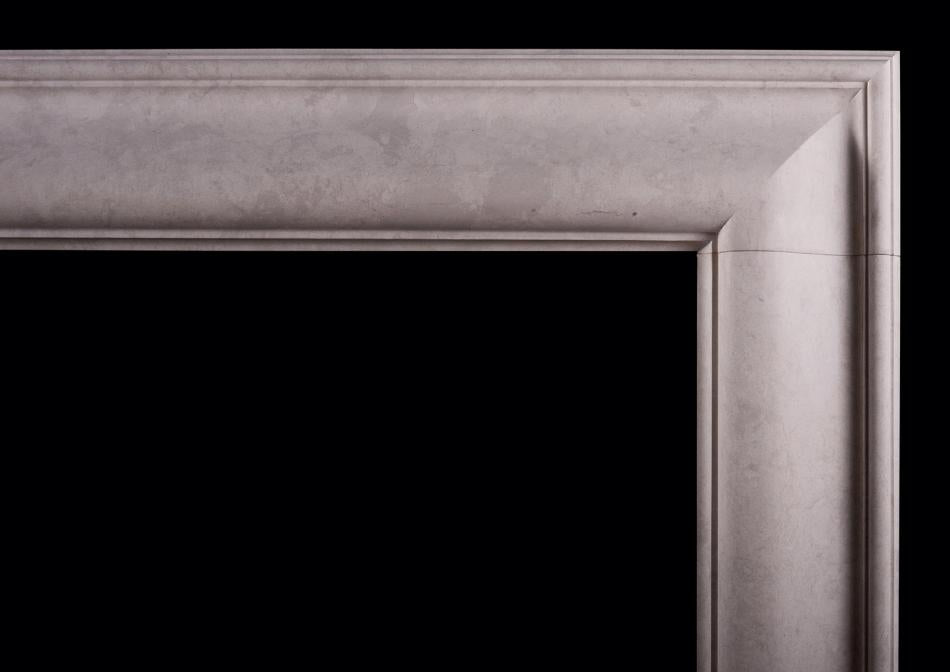 Limestone Modern Fireplace Surround