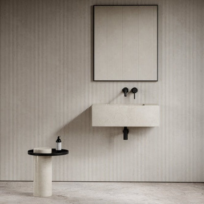 Limestone Wall Mount Basin - Elsa Home And Beauty
