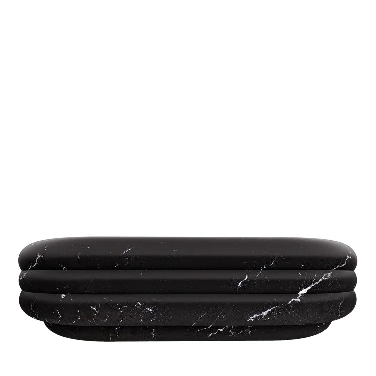 Lythos Nero Marquina Marble Coffee Table - Elsa Home And Beauty