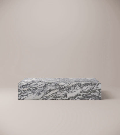 Statuario Plinth Coffee Table