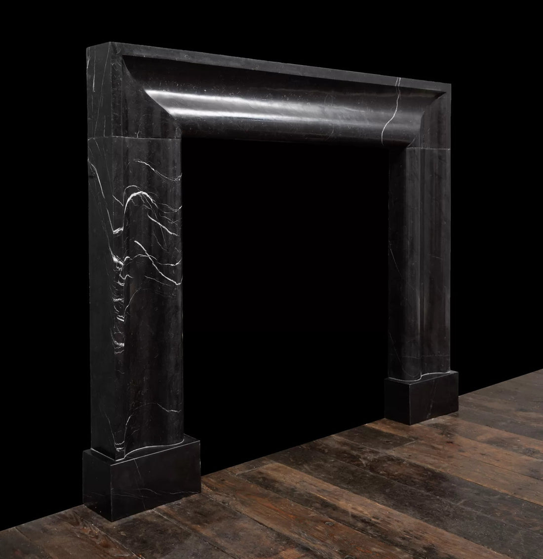 Black Marble Fireplace