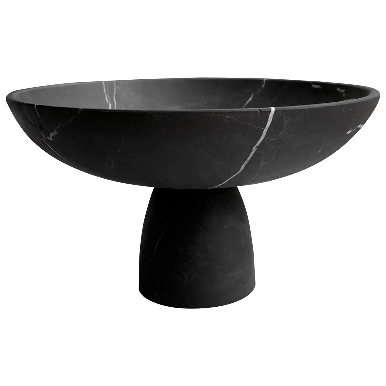 Nero Marquina Carved Fruit Bowl - Elsa Home And Beauty