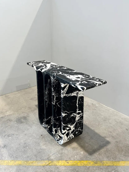 Black Marble Console Table