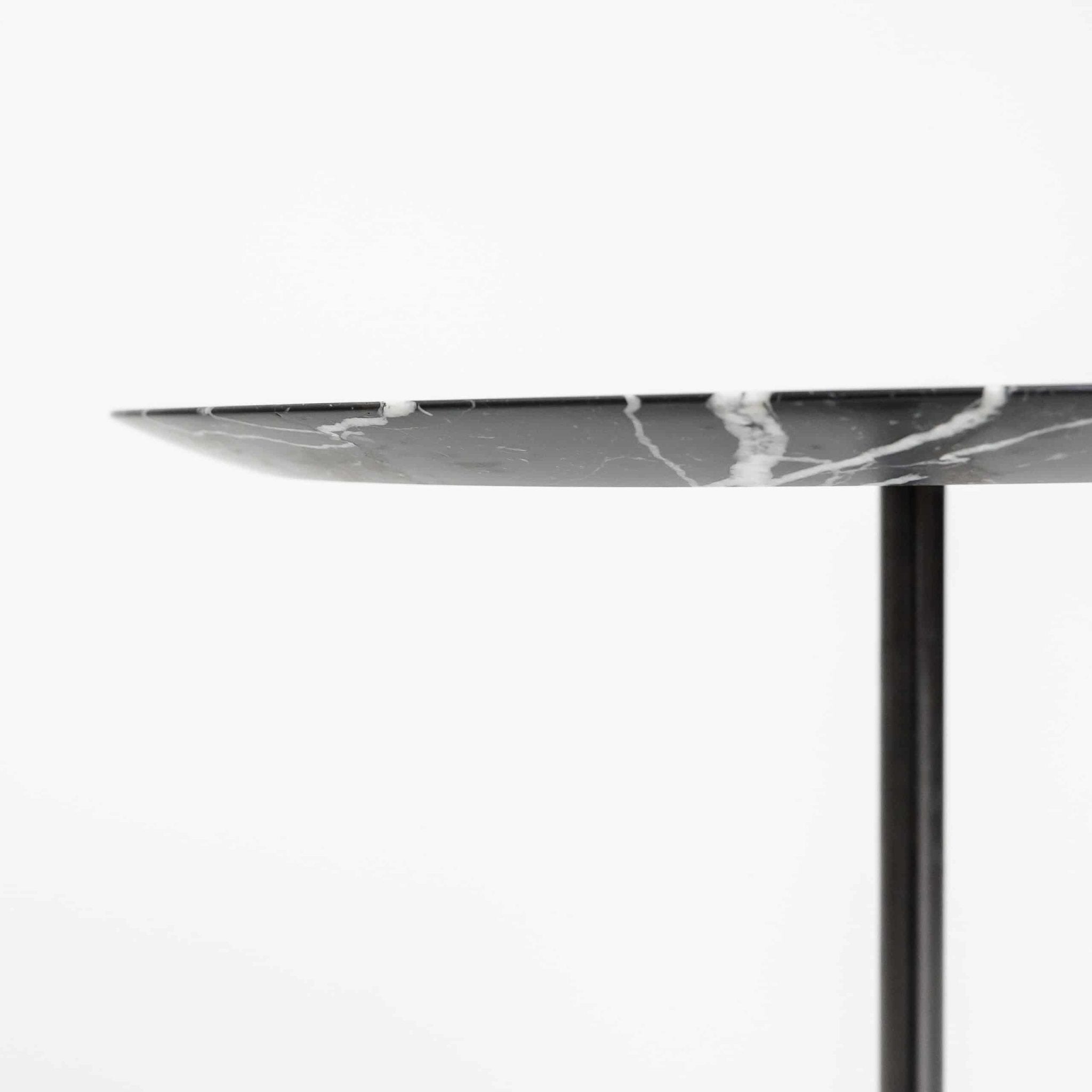 Nero Marquina Solido Side Table - Elsa Home And Beauty