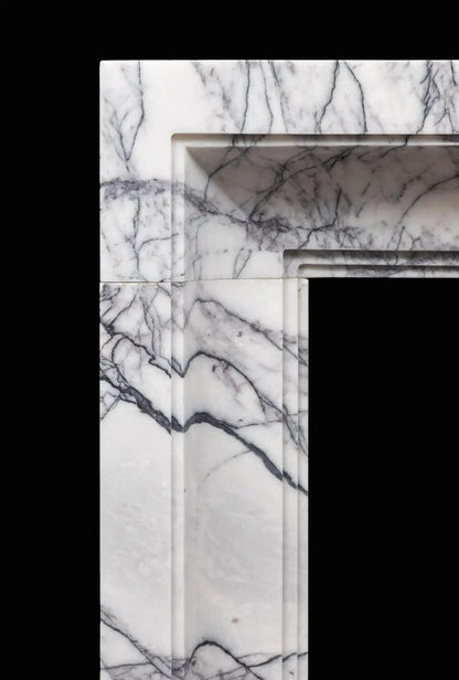 Melbourne White Marble Mantel
