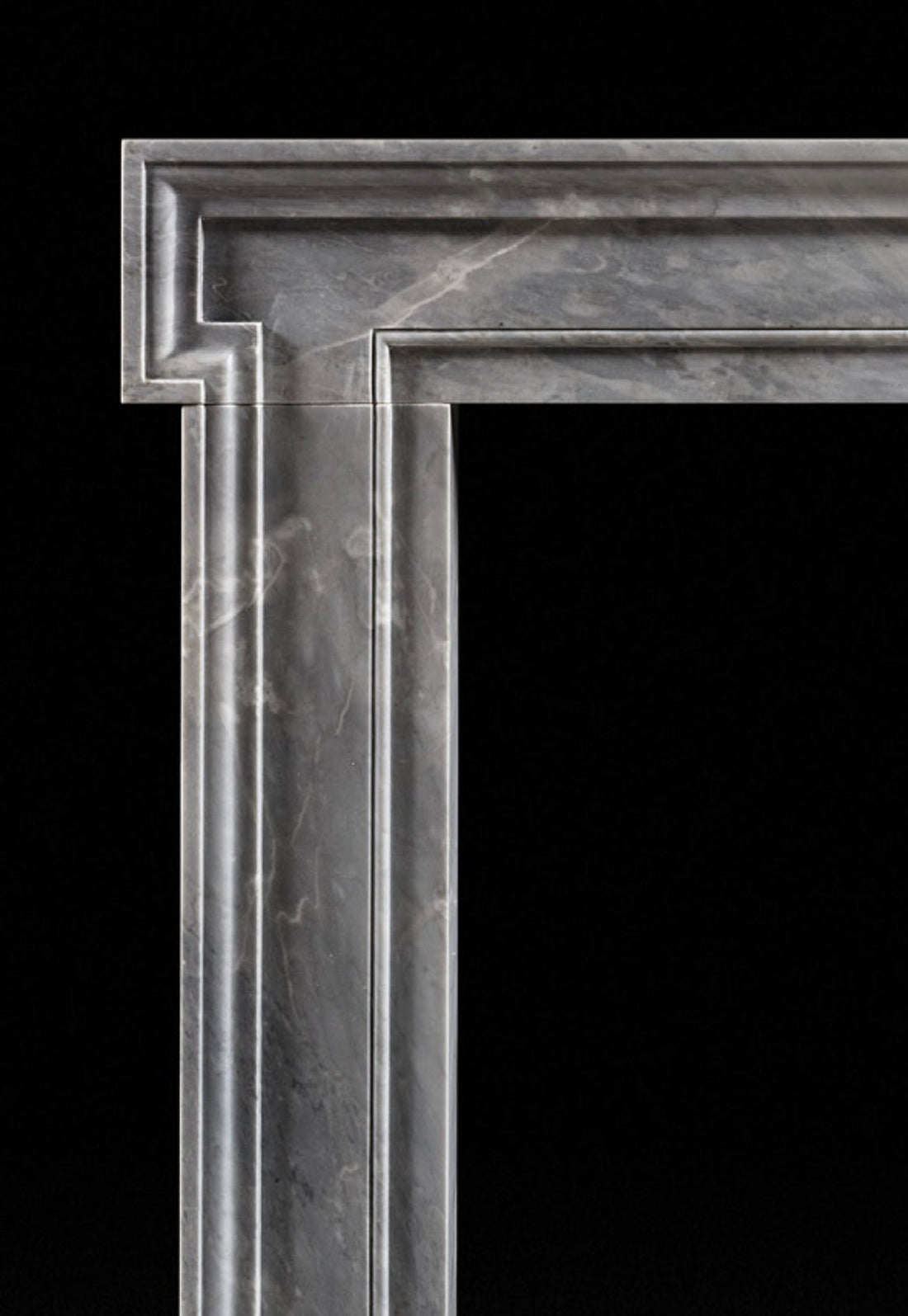 Percey Fireplace Mantle in Bardiglio - Elsa Home And Beauty