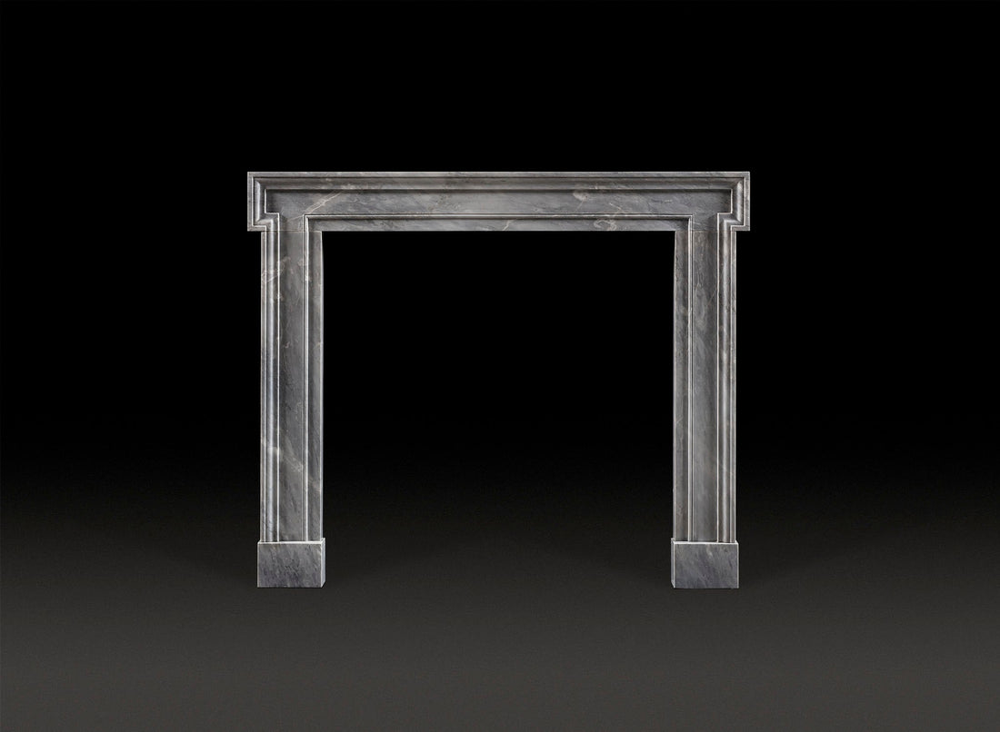 Percey Fireplace Mantle in Bardiglio - Elsa Home And Beauty