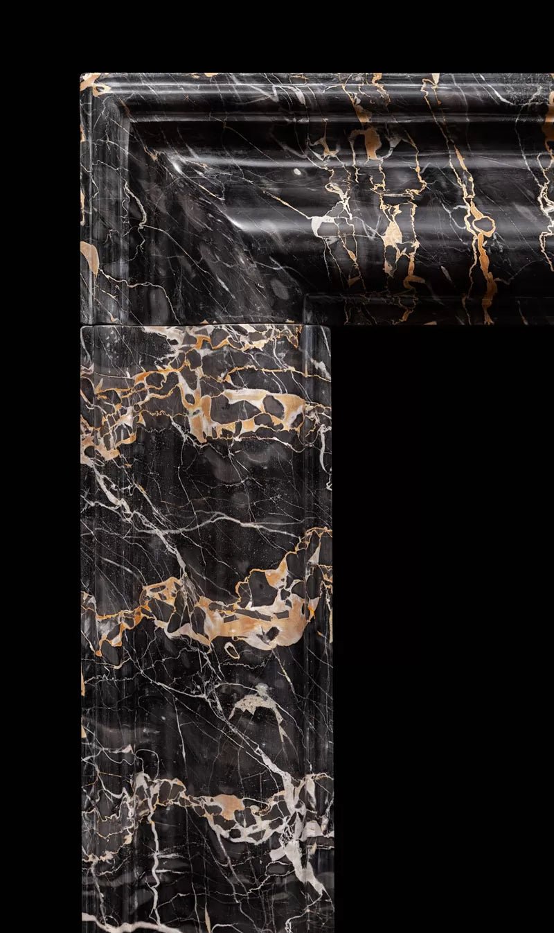 Black Marble Fireplace Surround