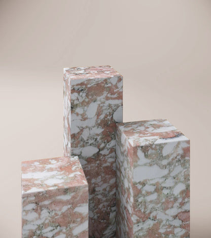 Rose Marble Plinth - Elsa Home And Beauty