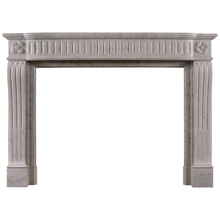 Statuario French Louis XV Fireplace Surround - Elsa Home And Beauty