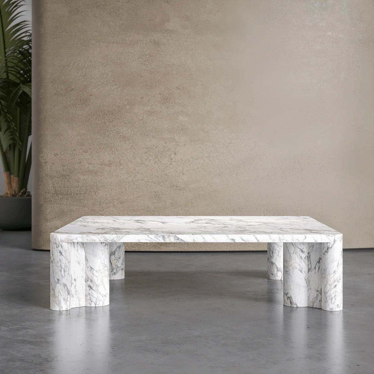 Tavura Carrara Marble Coffee Table - Elsa Home And Beauty