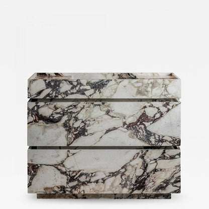 The Constantina Marble Vanity in Viola Calacatta - Elsa Home And Beauty