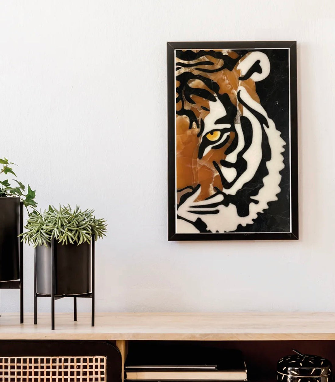 Tiger Marble/Onyx Mosaic Art - Elsa Home And Beauty