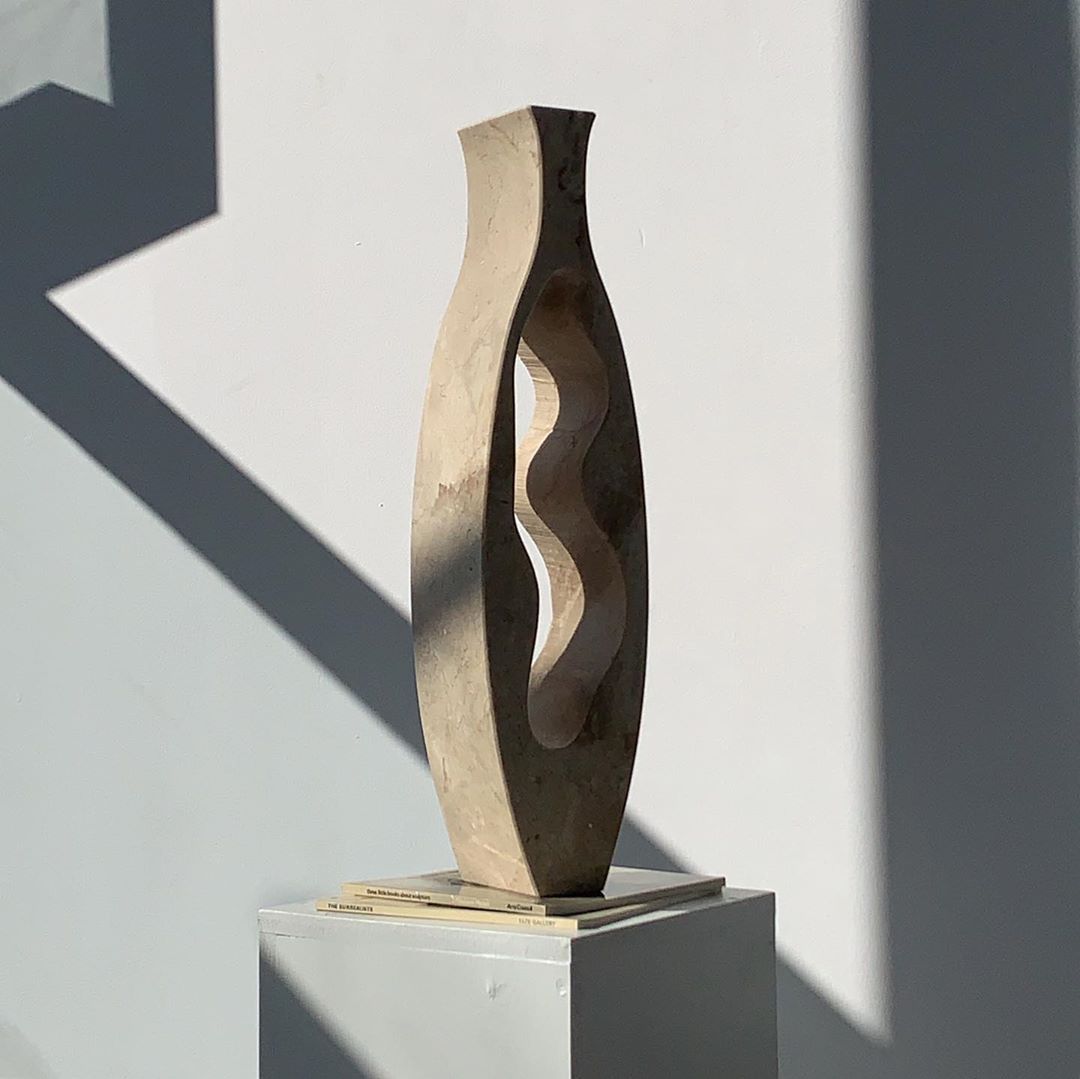 Travertine Archie Vase - Elsa Home And Beauty