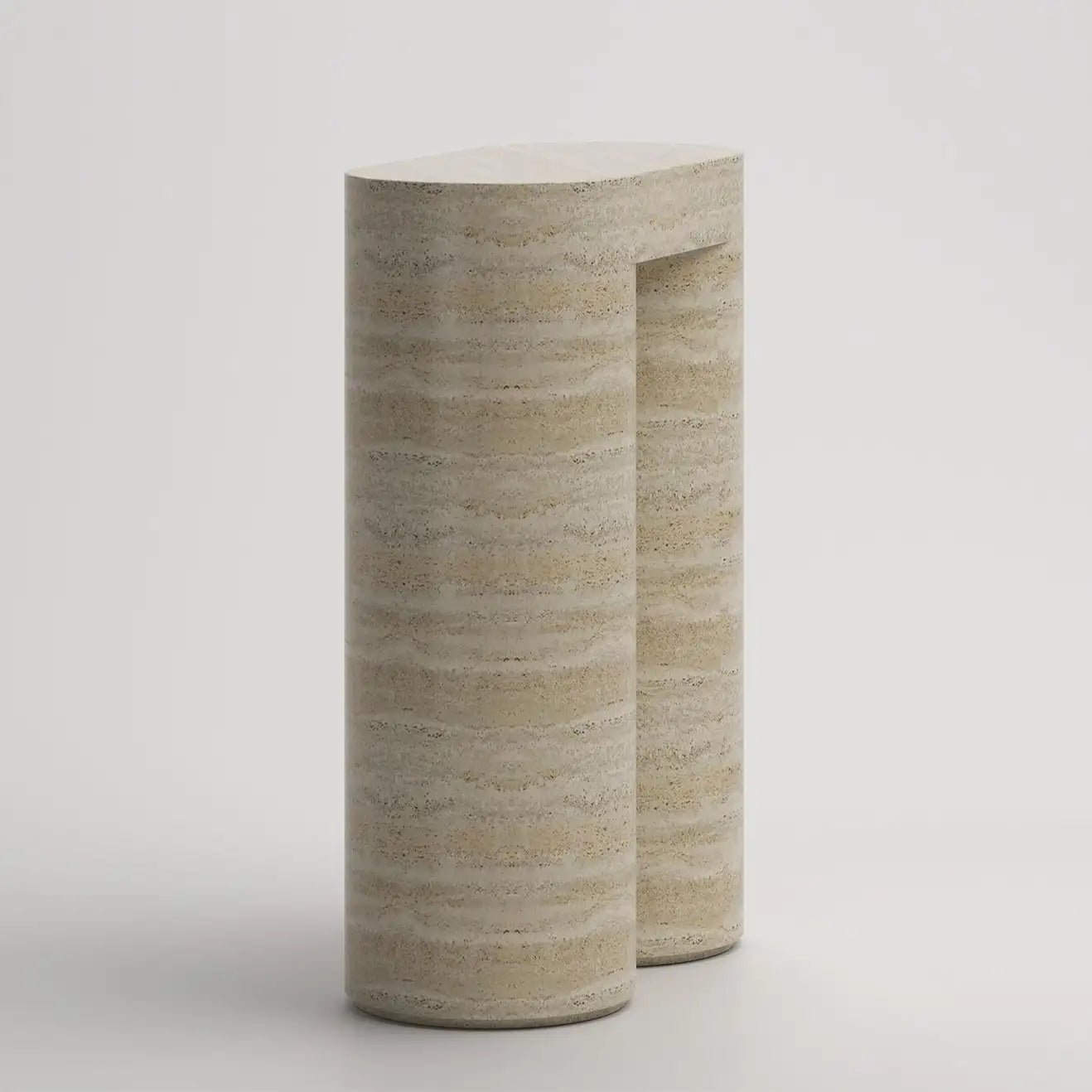 Travertine Colossal Console - Elsa Home And Beauty