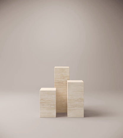 Travertine Plinths | Marble Table Sydney