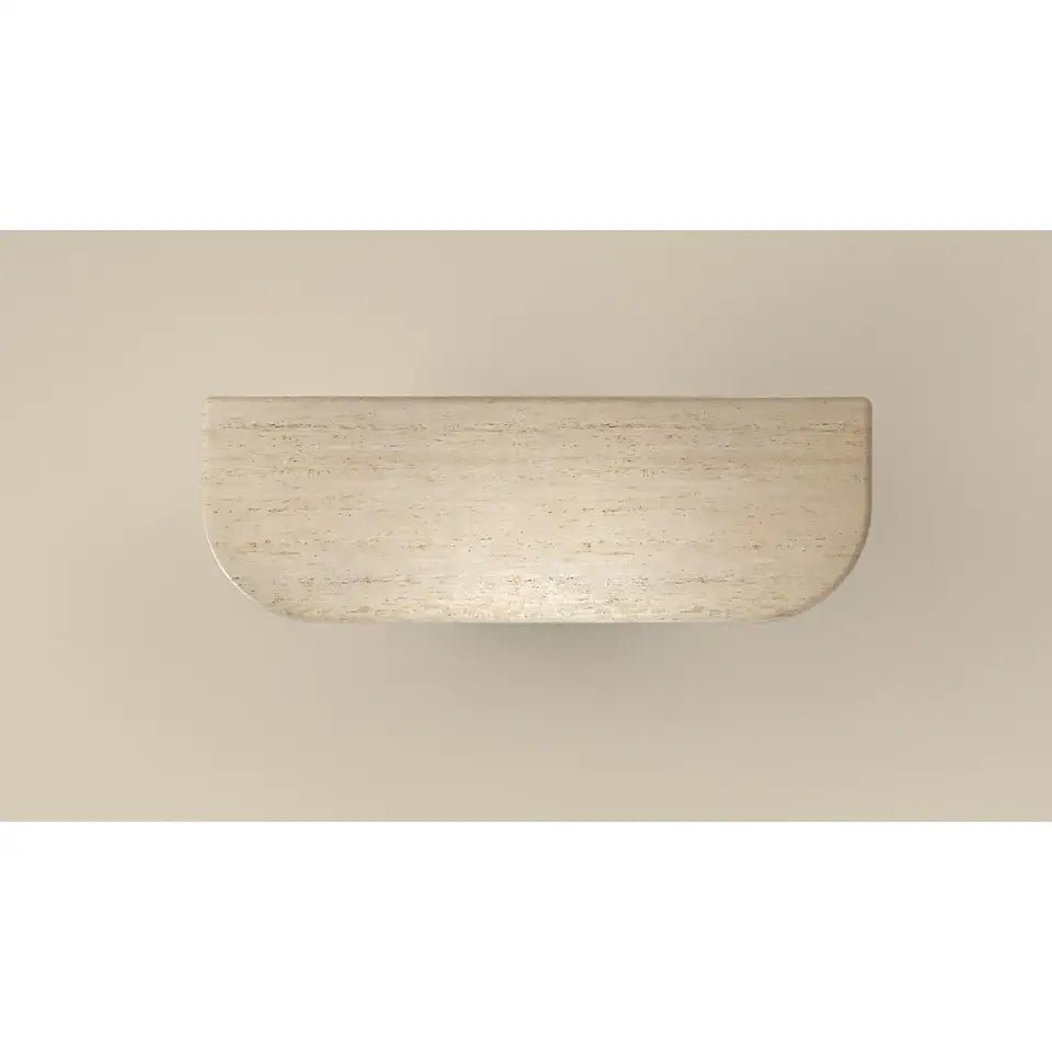 Travertine Console Table