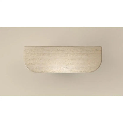 Travertine Console Table