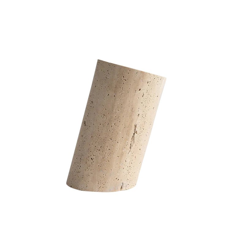 Travertine Solid Block Wine Cooler - Elsa Home And Beauty