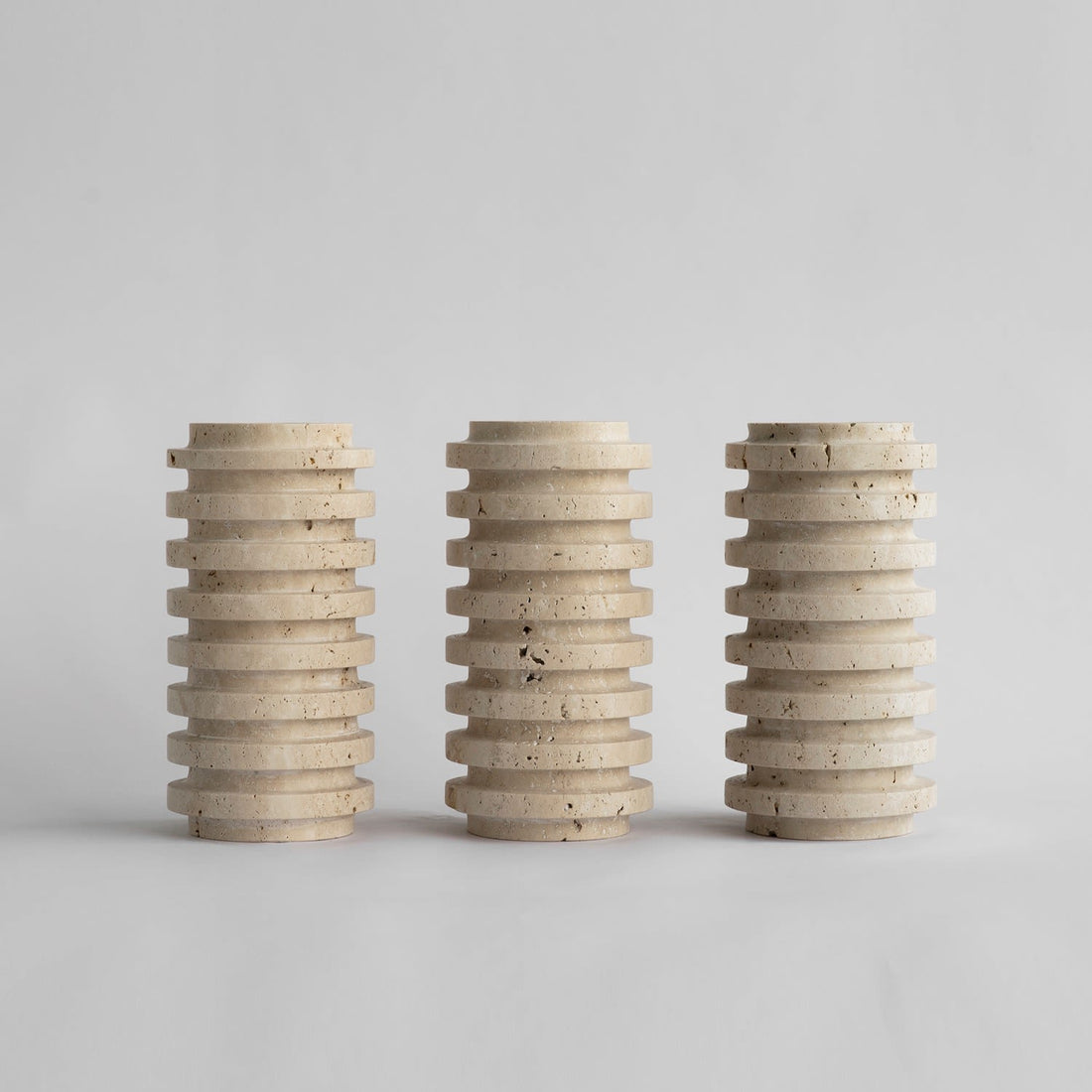 Travertino Flora Layered Vase - Elsa Home And Beauty