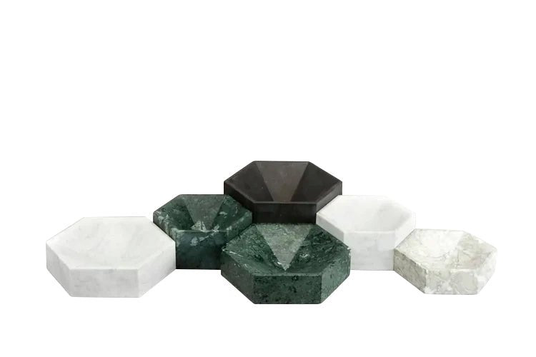 Verde Honeycomb Marble Bowl - Elsa Home And Beauty